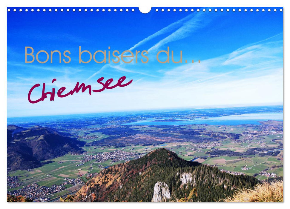 Bons baisers du Chiemsee (CALVENDO Calendrier mensuel 2025)