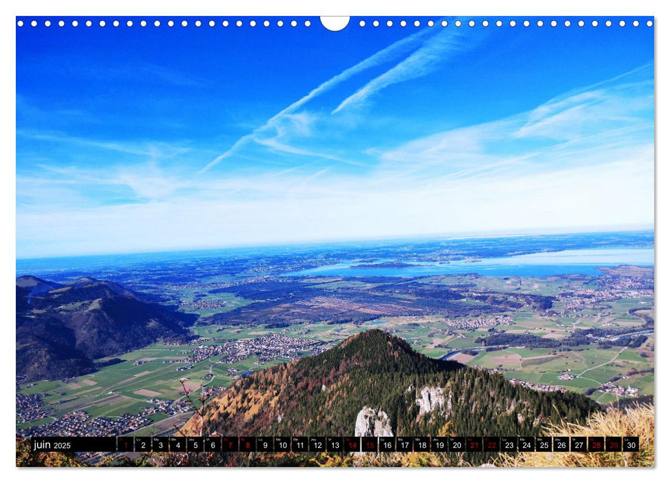 Bons baisers du Chiemsee (CALVENDO Calendrier mensuel 2025)