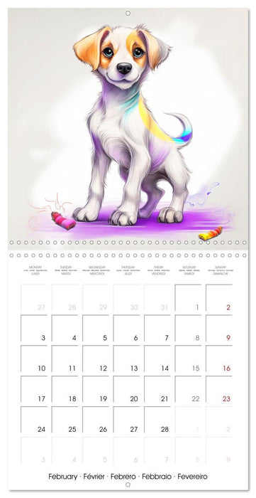 Mischievous dogs (CALVENDO Monthly Calendar 2025)