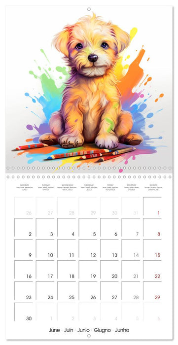 Mischievous dogs (CALVENDO Monthly Calendar 2025)