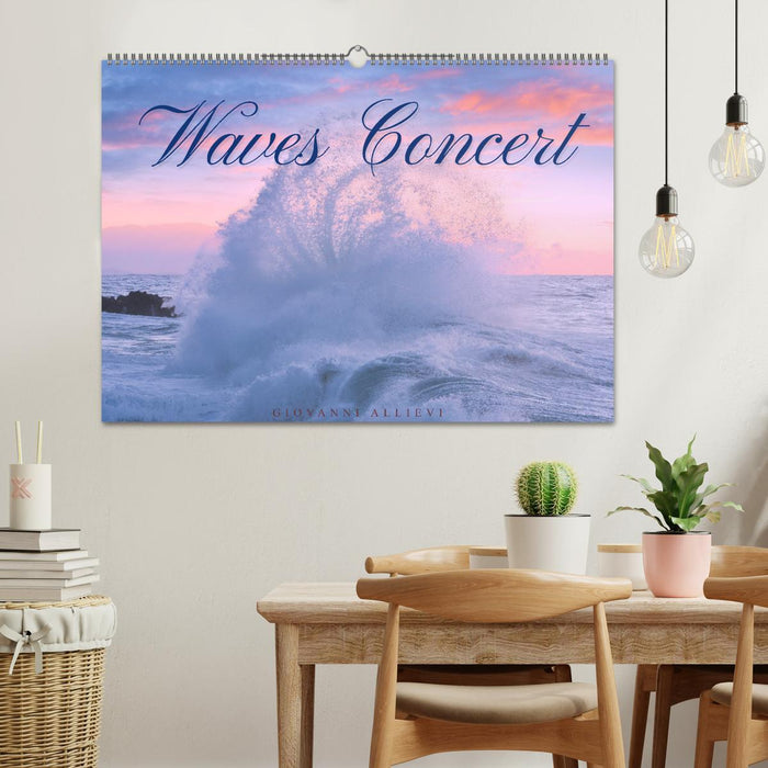 Waves Concert (CALVENDO Monthly Calendar 2025)