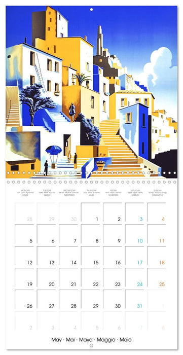 Illustrations promontoires (CALVENDO Calendrier mensuel 2025)