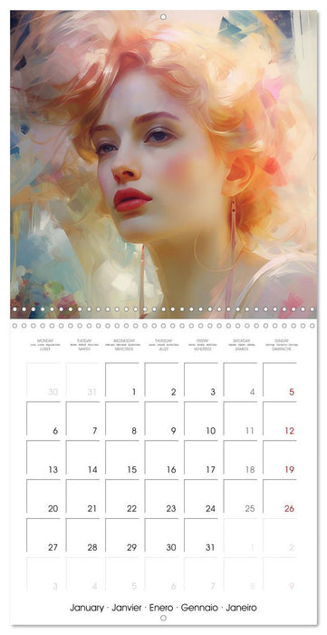 Delicate emotions (CALVENDO Monthly Calendar 2025)