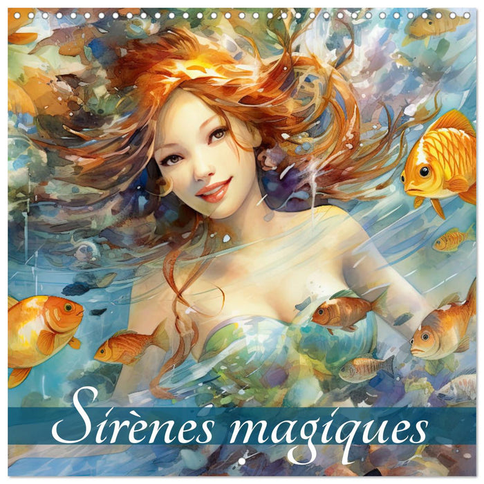 Sirènes magiques (CALVENDO Calendrier mensuel 2025)