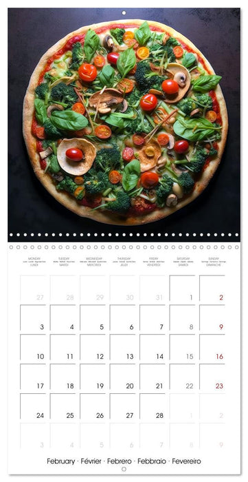 Pizza Perfection (CALVENDO Monthly Calendar 2025)