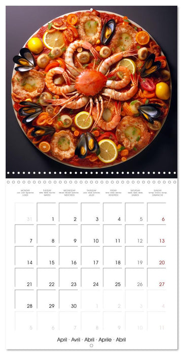 Pizza Perfection (CALVENDO Monthly Calendar 2025)