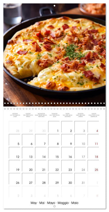 Pizza Perfection (CALVENDO Monthly Calendar 2025)