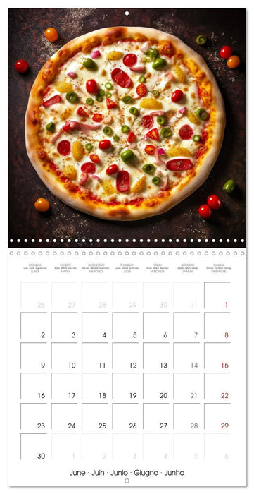 Pizza Perfection (CALVENDO Monthly Calendar 2025)