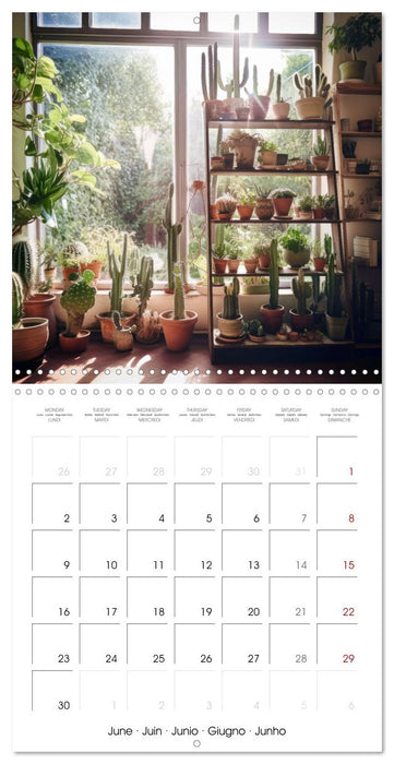 Serenity in Green (CALVENDO Monthly Calendar 2025)