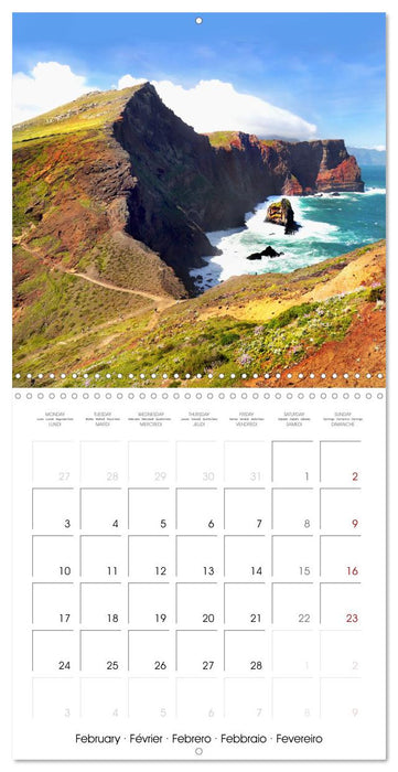 Madeira, Beauty of Nature (CALVENDO Monthly Calendar 2025)