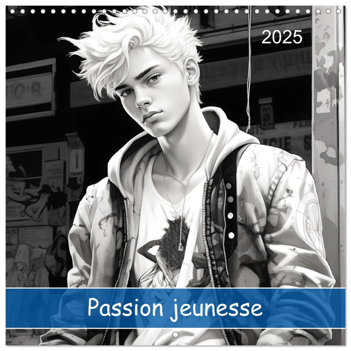 Passion jeunesse (CALVENDO Calendrier mensuel 2025)