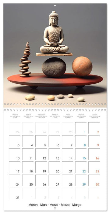 Instant paisible (CALVENDO Calendrier mensuel 2025)