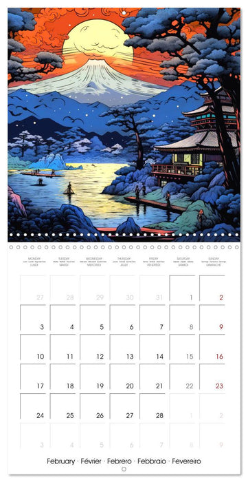 Japan Harmony (CALVENDO Monthly Calendar 2025)