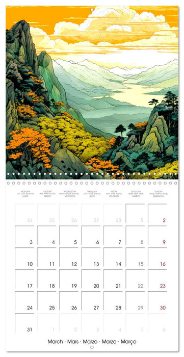 Japan Harmony (CALVENDO Monthly Calendar 2025)