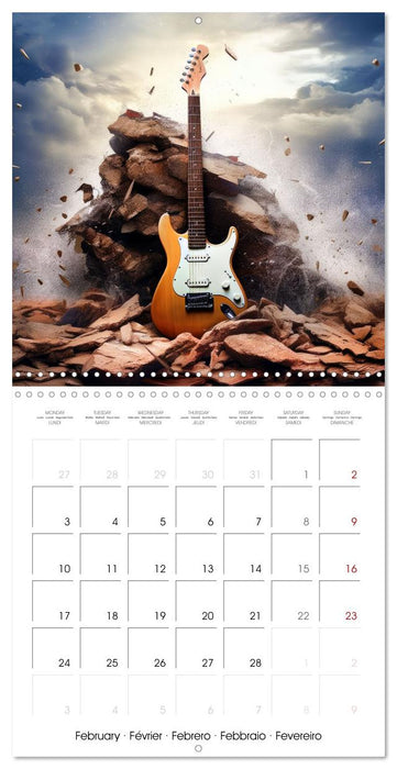 Vibrant Music (CALVENDO Monthly Calendar 2025)