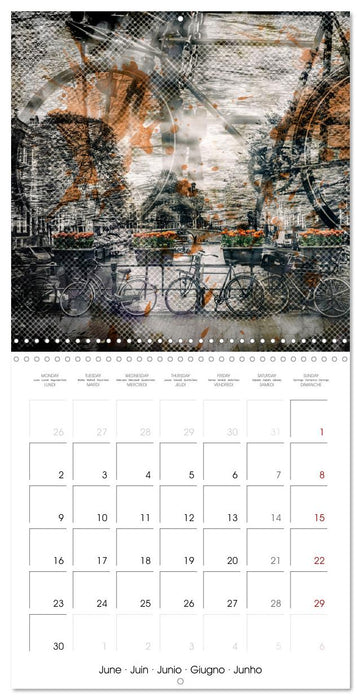 URBAN ART Amazing Cityscapes (CALVENDO Monthly Calendar 2025)