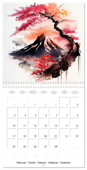 Mystic Japan (CALVENDO Monthly Calendar 2025)