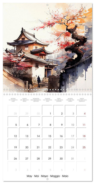 Mystic Japan (CALVENDO Monthly Calendar 2025)