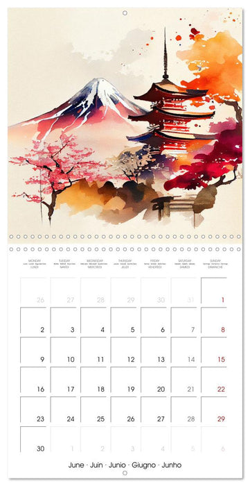 Mystic Japan (CALVENDO Monthly Calendar 2025)