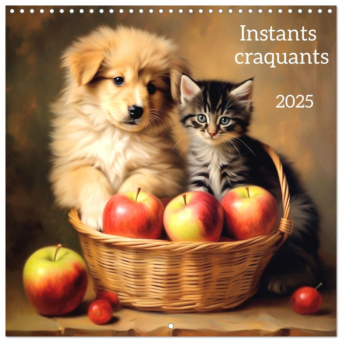 Instants craquants (CALVENDO Calendrier mensuel 2025)