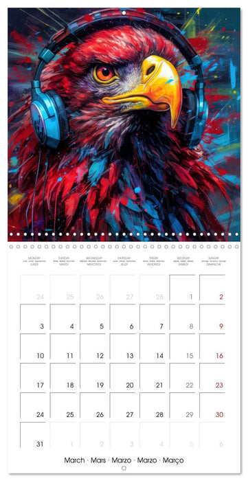 Animal Beats (CALVENDO Monthly Calendar 2025)