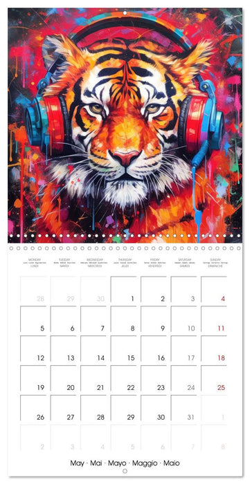 Animal Beats (CALVENDO Monthly Calendar 2025)