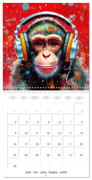 Animal Beats (CALVENDO Monthly Calendar 2025)