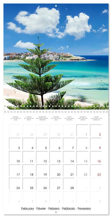 SEA BREEZE Relaxing coastal moments (CALVENDO Monthly Calendar 2025)