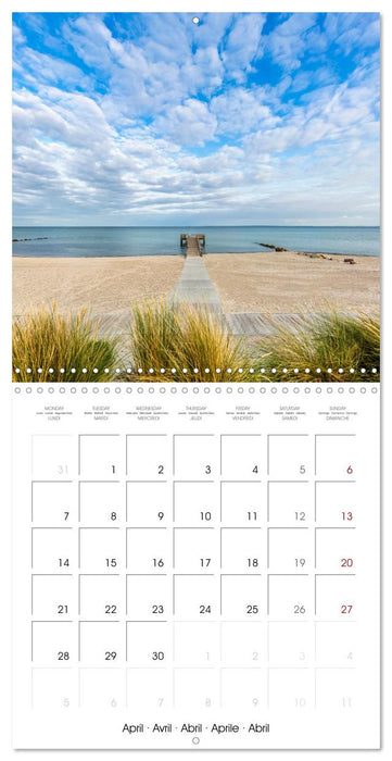 SEA BREEZE Relaxing coastal moments (CALVENDO Monthly Calendar 2025)