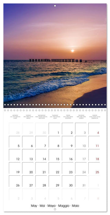 SEA BREEZE Relaxing coastal moments (CALVENDO Monthly Calendar 2025)