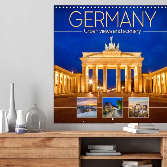 GERMANY Urban views and scenery (CALVENDO Monthly Calendar 2025)