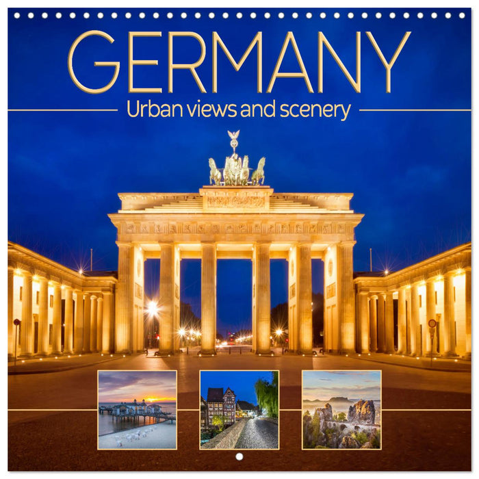 GERMANY Urban views and scenery (CALVENDO Monthly Calendar 2025)