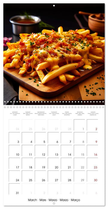 Yummy Eats (CALVENDO Monthly Calendar 2025)