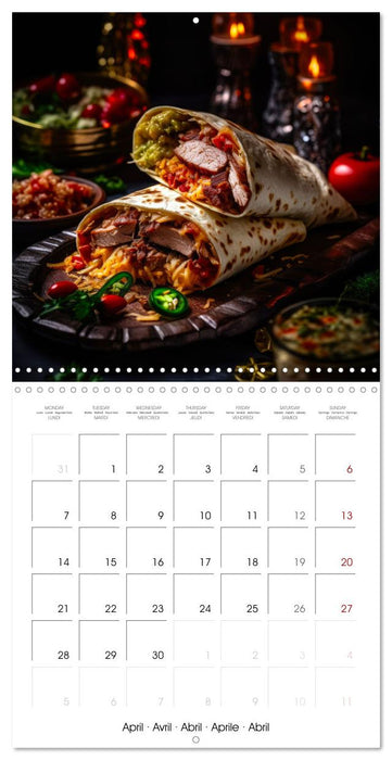 Yummy Eats (CALVENDO Monthly Calendar 2025)