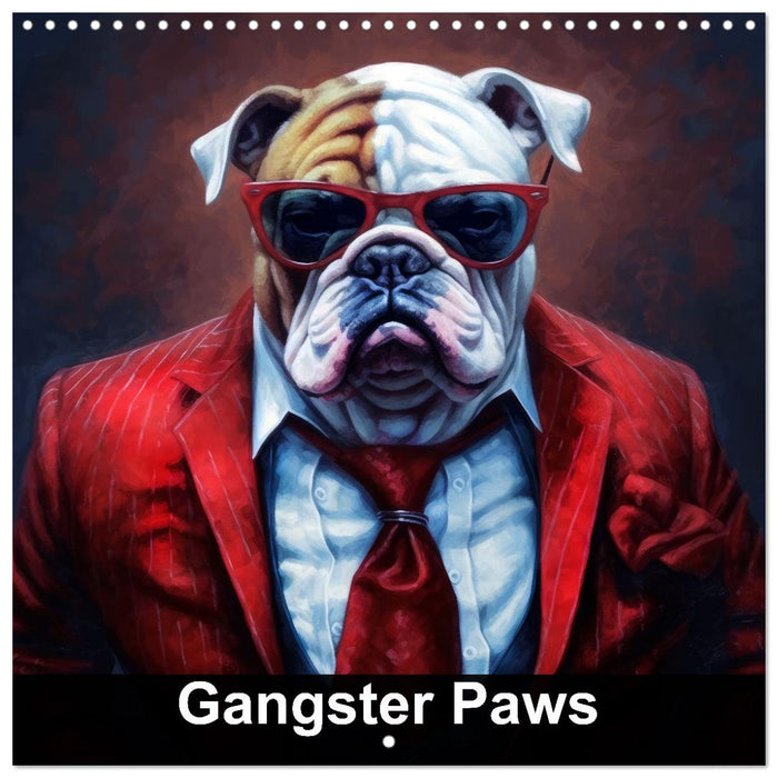 Gangster Paws (CALVENDO Monthly Calendar 2025)