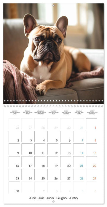 Portraits de petits chiens (CALVENDO Calendrier mensuel 2025)