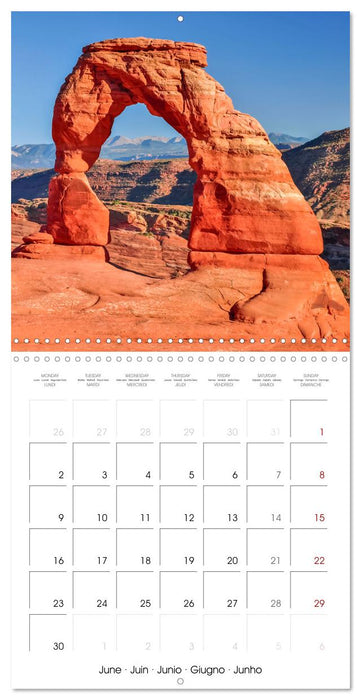 US HIGHLIGHTS Unique Landscapes (CALVENDO Monthly Calendar 2025)