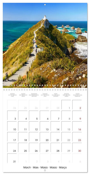 New Zealand Best places to travel (CALVENDO Monthly Calendar 2025)