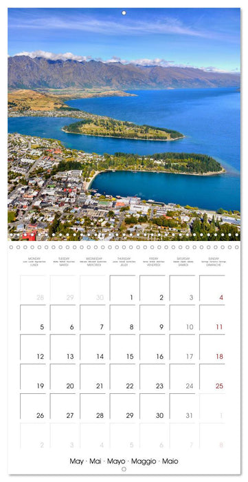 New Zealand Best places to travel (CALVENDO Monthly Calendar 2025)