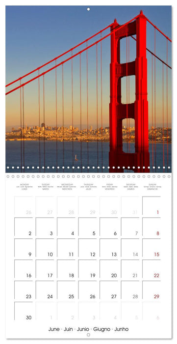 US HIGHLIGHTS Urban views and scenery (CALVENDO Monthly Calendar 2025)