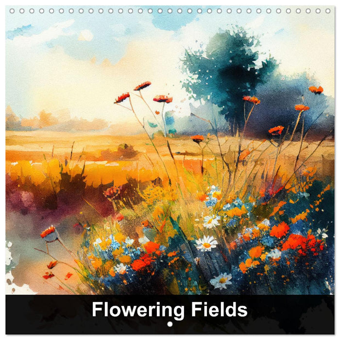 Flowering Fields (CALVENDO Monthly Calendar 2025)