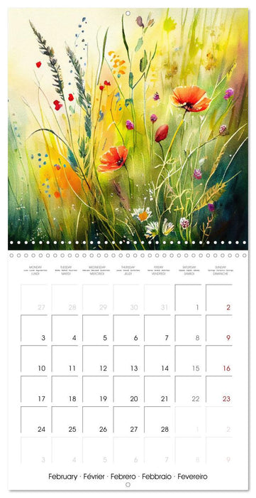 Idyllic Meadow (CALVENDO Monthly Calendar 2025)