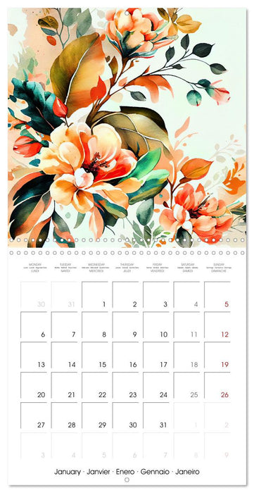 The Art of Botany (CALVENDO Monthly Calendar 2025)