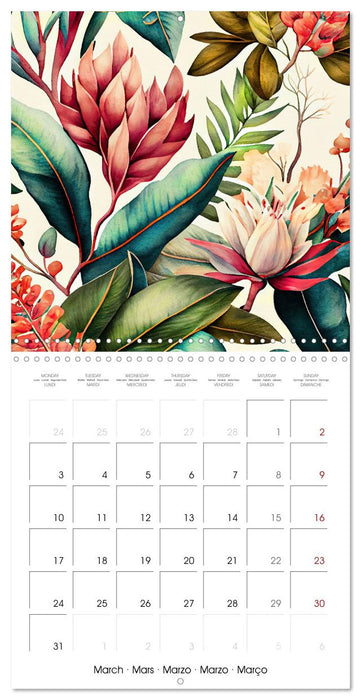 The Art of Botany (CALVENDO Monthly Calendar 2025)