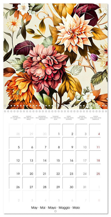 The Art of Botany (CALVENDO Monthly Calendar 2025)