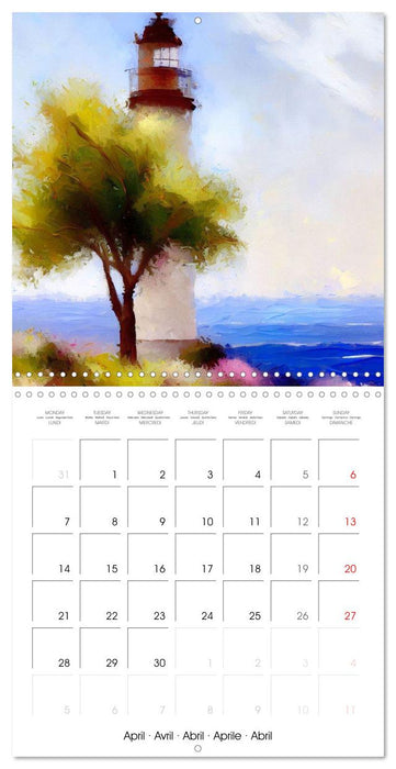 Fantasy lighthouses (CALVENDO Monthly Calendar 2025)