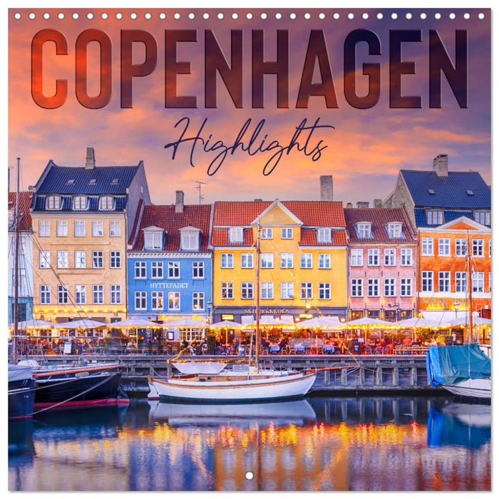 COPENHAGEN Highlights (CALVENDO Monthly Calendar 2025)