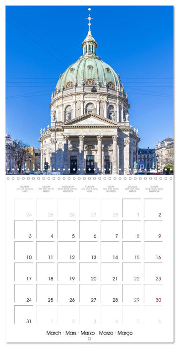 COPENHAGEN Highlights (CALVENDO Monthly Calendar 2025)