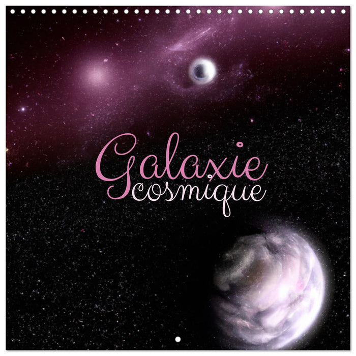 Galaxie cosmique (CALVENDO Calendrier mensuel 2025)