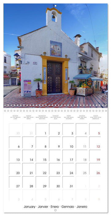 Marbella - Chic and Charming (CALVENDO Monthly Calendar 2025)